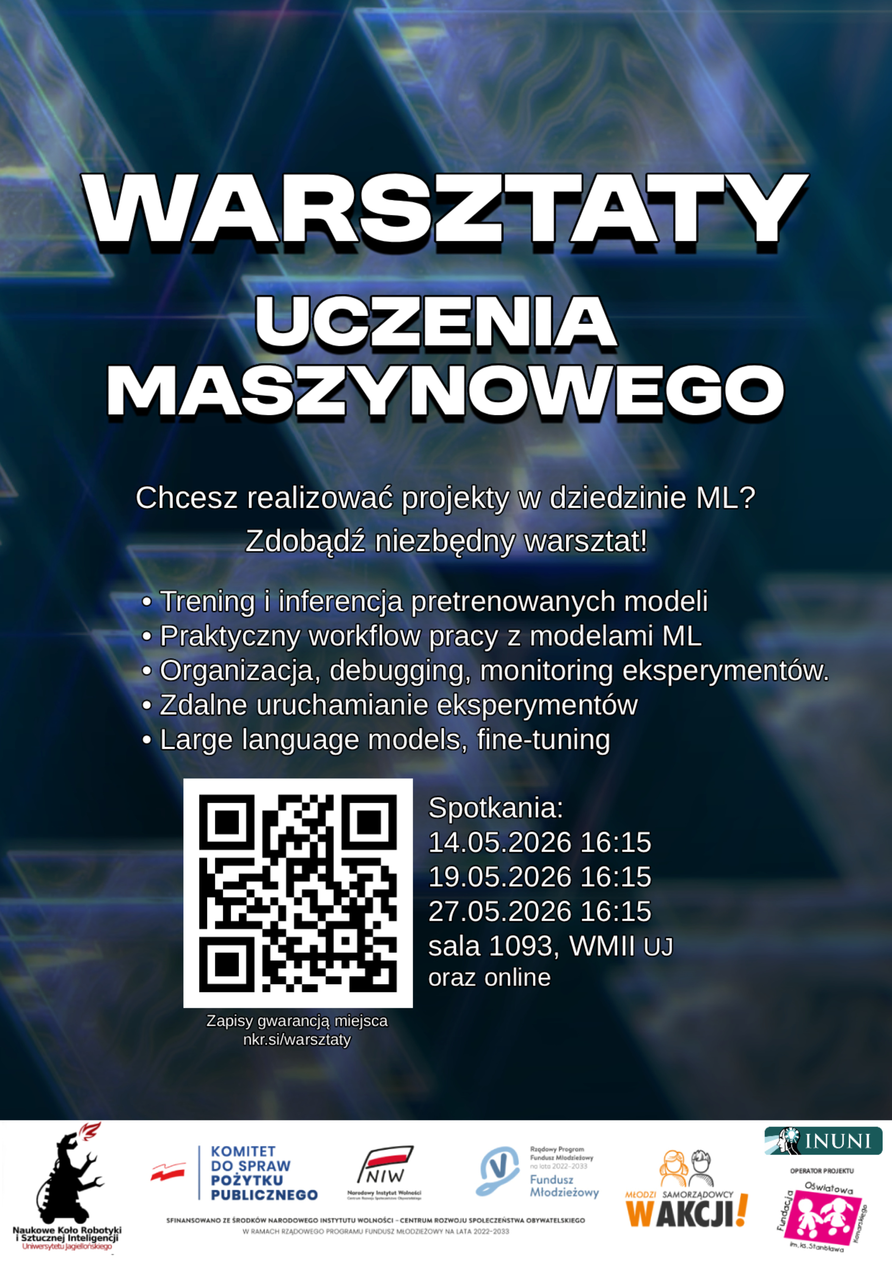 Plakat warsztaty